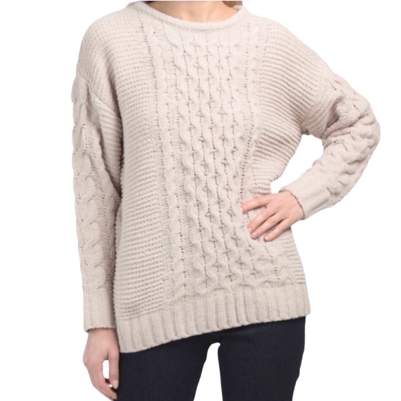Jessica Simpson Sweaters - Jessica Simpson Chenille Twist Cable Knit Sweater
